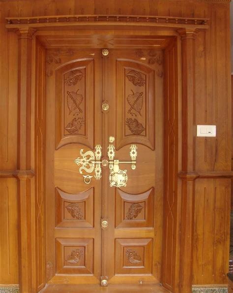 Traditional Kerala Style Front Double Door Designs For Houses Arahblog