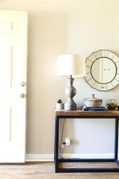 Diy Console Table For The Entry Love And Renovations