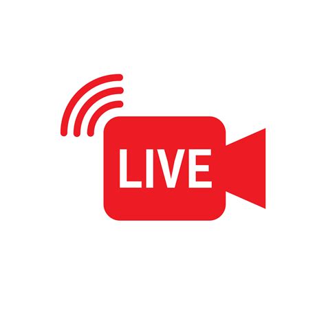 Live Stream Live Icon Live Streaming Icon Symbol 5261023 Vector Art At Vecteezy