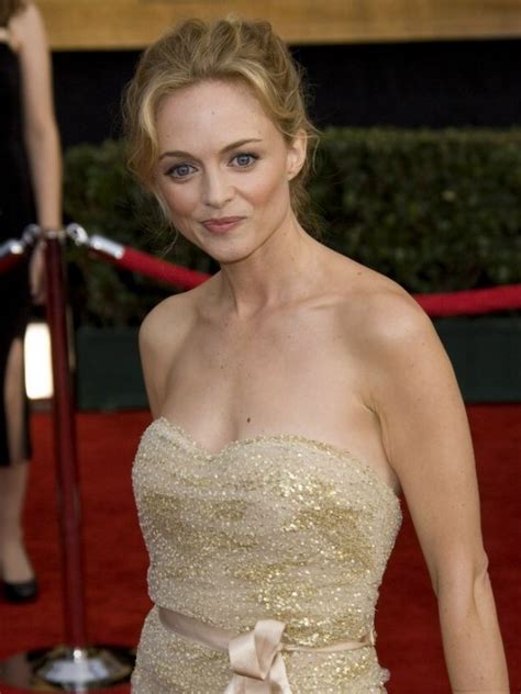 Heather Graham Wearing Hair Styled Up With Cascading Curls And Giving