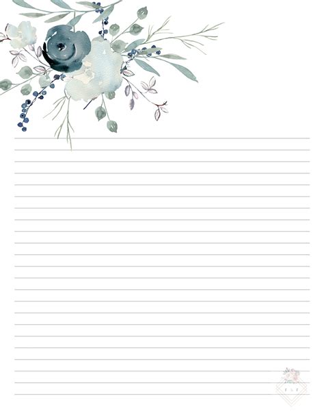 Free Printable Lined Stationery