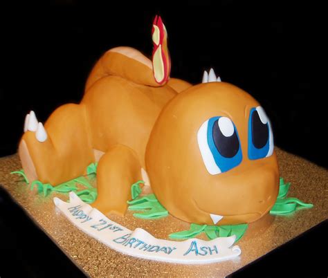 3d Charmander Birthday Cake By Nadas Cakes Canberra Pokemon Cake