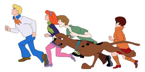 Gang Running Animation 1969 Versions Rscoobydoo