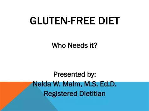 Ppt Gluten Free Diet Powerpoint Presentation Free Download Id2881246