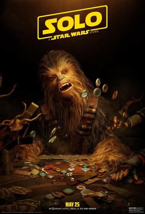 New Chewbacca Solo A Star Wars Story Character Poster Milners Blog