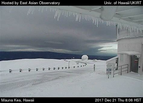 Mauna Kea On Winter Solstice Day 110 Mph Winds Rhawaii