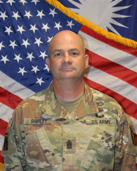 Command Sergeant Major Todd J Shirley Biography Article The