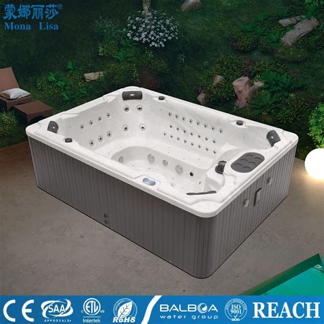 Outdoor Aqua Hydro Whirlpool Massage Usa Balboa Panel Acrylic Bathtub M China Hot Tub