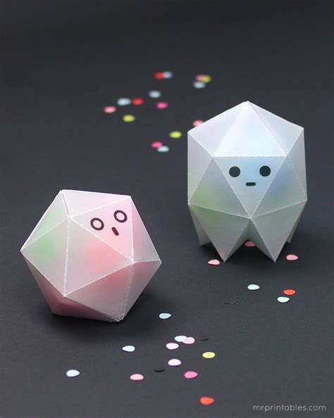 2 communicating with the dead. Ghost Boxes for Halloween Treats - Mr Printables | Origami, Diy halloween, Bricolage papier