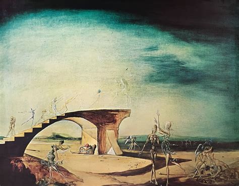 Broken Bridge And The Dream By Salvador Dali For Sale New Zealand Art
