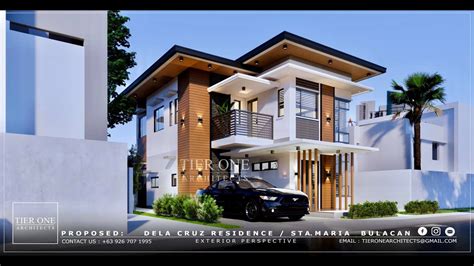 D Residence 200 Sqm House 200 Sqm Lot Tier One Architects Youtube