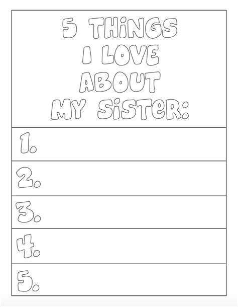 √ Sister Coloring Pages : I Have A New Baby Sister Coloring Page Twisty