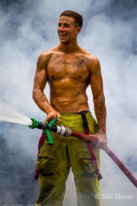 firefighters strip off for 2017 firefighter s calendar australia daily mail online