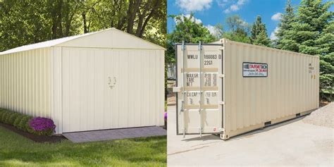 Prefab Steel Sheds Vs Shipping Containers Targetbox