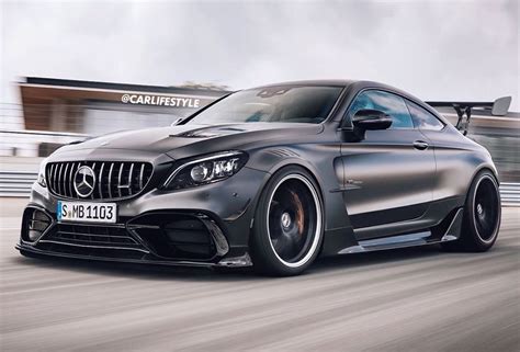 Mercedes Amg C 63 Coupé Black Series Ecco Come Si Presenta In Render