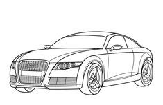 Wie audi zegt, zegt quattro! Ausmalbilder Autos Audi A4 #audi #a4 #coloring | Auto ...