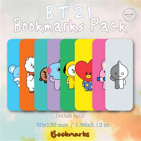 Jual Bt21 Bookmarks Pack Shopee Indonesia