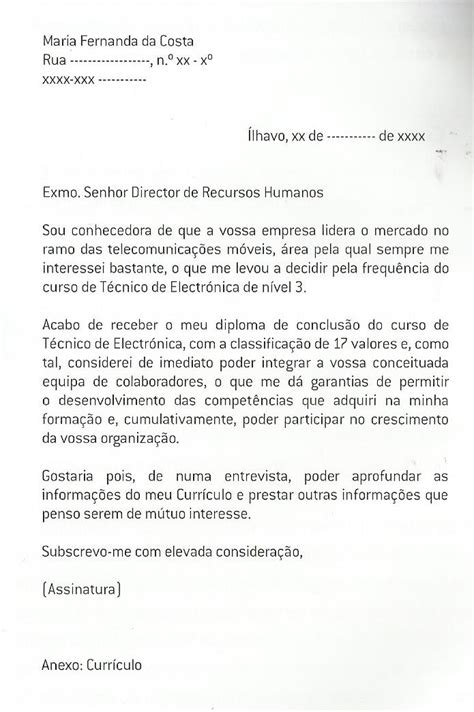 Carta De Recomendaã§Ã£o Para Candidatura A Mestrado Financial Report