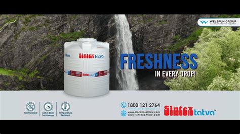 Sintex Tatva Water Tank Freshness In Every Drop Available In 1000l