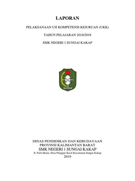 Laporan epenyata ini hanya menyimpan maklumat dan data penyata gaji bulanan bagi empoh 18 bulan. Contoh Laporan Ukk Smk Pertanian - Seputar Laporan