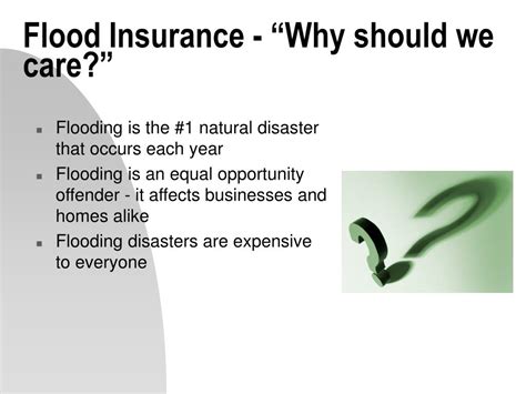 Ppt “ Flood Insurance ” Employee Training Powerpoint Presentation