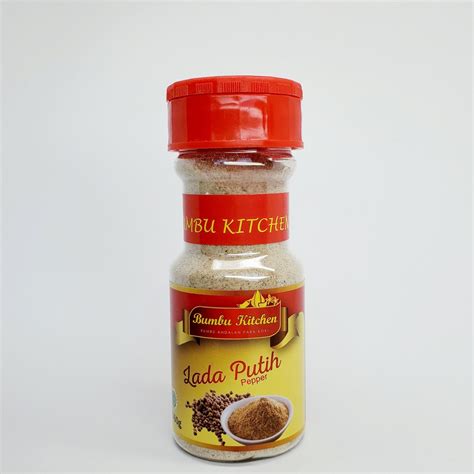 Bumbu Kitchen Lada Putih Bubuk Pepper Powder 60 Gram Shopee Indonesia