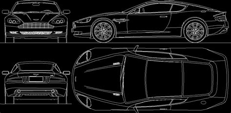 Aston Martin Bugatti And Vw Bug Dwg Block For Autocad • Designs Cad