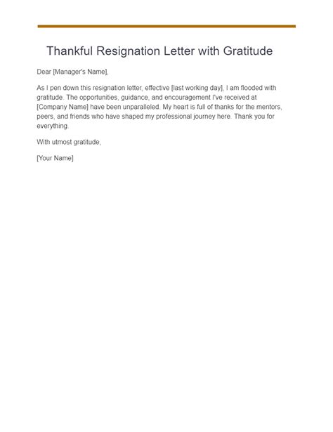 23 Thankful Resignation Letter Examples How To Write Tips Examples