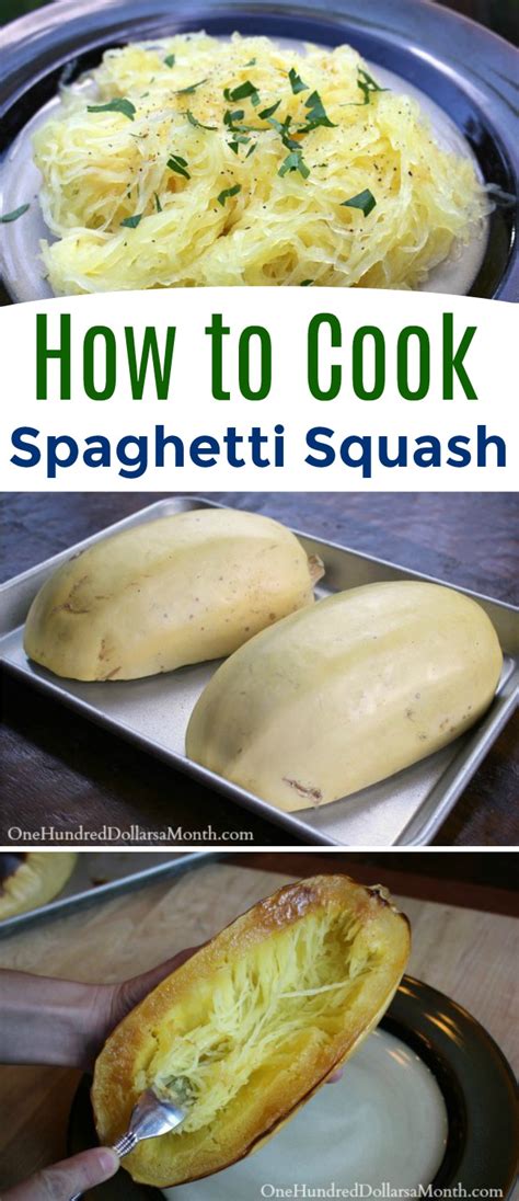 Steam will build up under the foil dome and assist with the cooking process. How to Cook Spaghetti Squash - One Hundred Dollars a Month