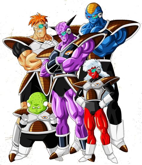 Fuerzas Especiales Ginyu Personajes De Dragon Ball Fuerzas