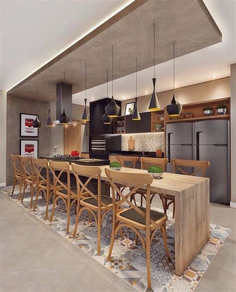 Cozinha Gourmet Modelos com Fotos e Projetos Decoração cozinha Cozinhas modernas Interiores