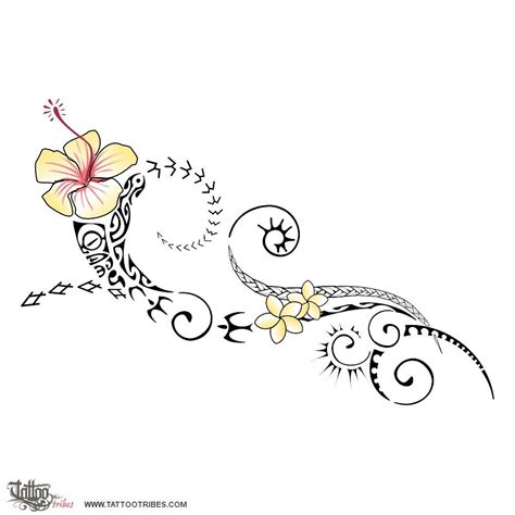 Tribal wave and heartbeat tattoo on wrist. Island, tropical, ocean tattoo, flowers would need to be ...