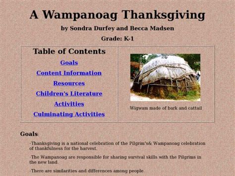 a wampanoag thanksgiving lesson plan lesson planet thanksgiving lessons thanksgiving lesson