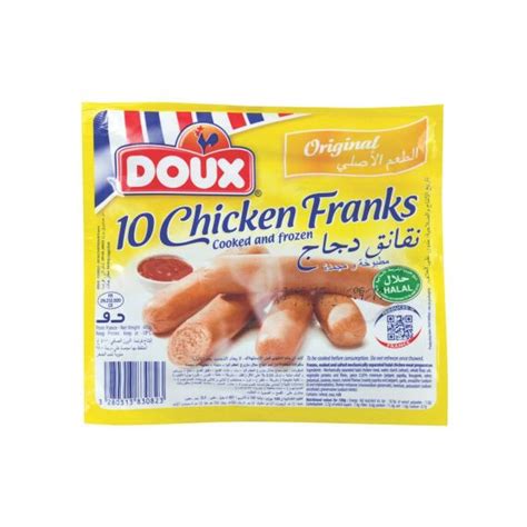 The Foods Frozen Foods Doux Chicken Franks Original 340 G