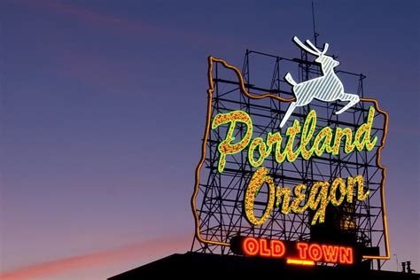 Use american sign language (asl) when signing with your baby! White Stag Sign, Portland Oregon | The White Stag Sign in ...