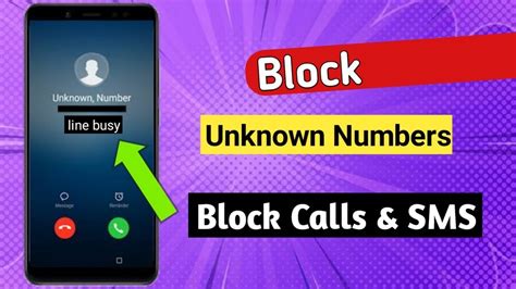 How To Block Unknown Numbers Unknown Number Call Block App Block