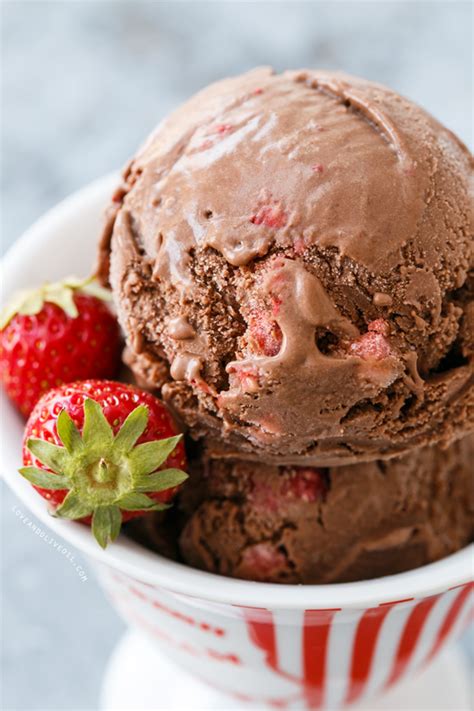 Strawberry And Chocolate Ice Cream Recipe