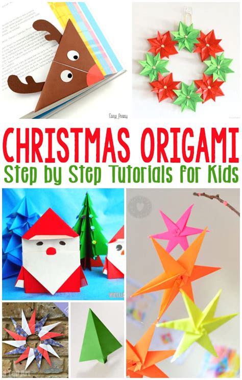 Christmas Origami For Kids Easy Peasy And Fun