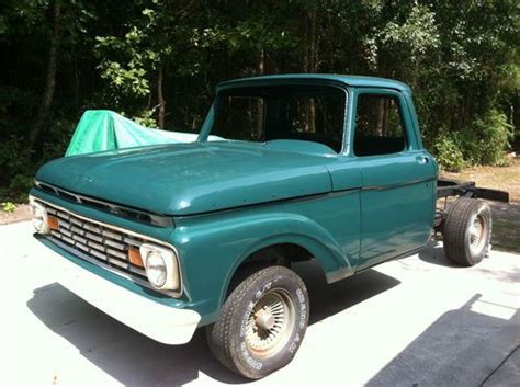 Buy Used 63 Ford F100 Custom Cab And Chasis Frame Off Resto Started