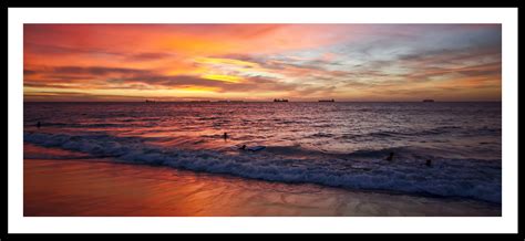 Mp1012 Leighton Beach Sunset — Auscape Images