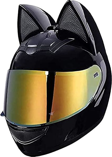 Women Motorcycle Helmet Light Anti Collision Safety Design Adult Flip