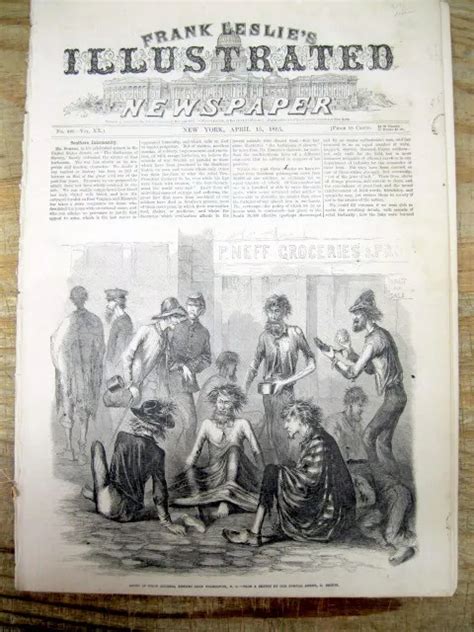 Original 1861 1865 Civil War Pictorial Nwsp Frank Leslies Illustrated