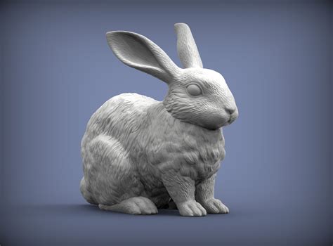3d File Rabbit 3d Print Model・3d Printer Design To Download・cults