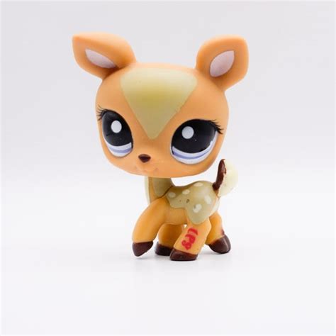 Lps Cute Deer 1123 Authentic Littlest Pet Shop Hasbro Etsy