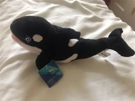 Sea World Shamu Killer Whale Soft Plush Toy 1881 Picclick