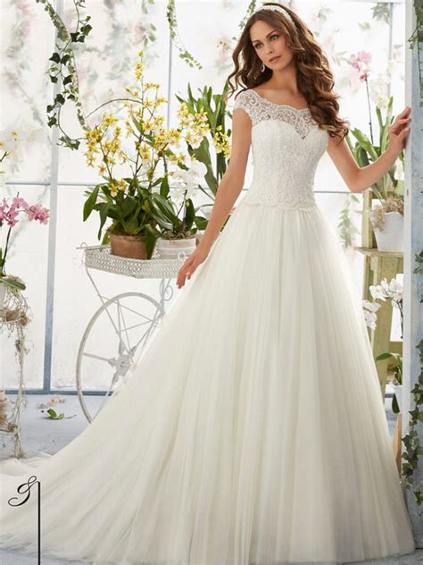 See more on love, maggie! Morilee Blu 5403 Cap Sleeves Wedding Dress - Dimitra Designs