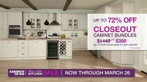 We offer fabuwood cabinetry with installation, delivery, assembled pack pickup. Cabinets To Go Annual Spring Kitchen Sale TV Commercial ...