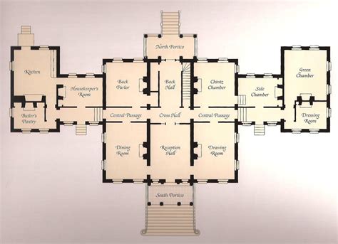 Classic Mansion Floor Plan Image To U