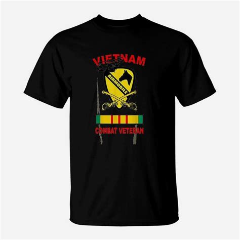 1st Air Cavalry Cav Airmobile Vietnam Veteran Combat Huey T Shirt