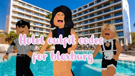Hotel Outfit Codes For Bloxburg Youtube